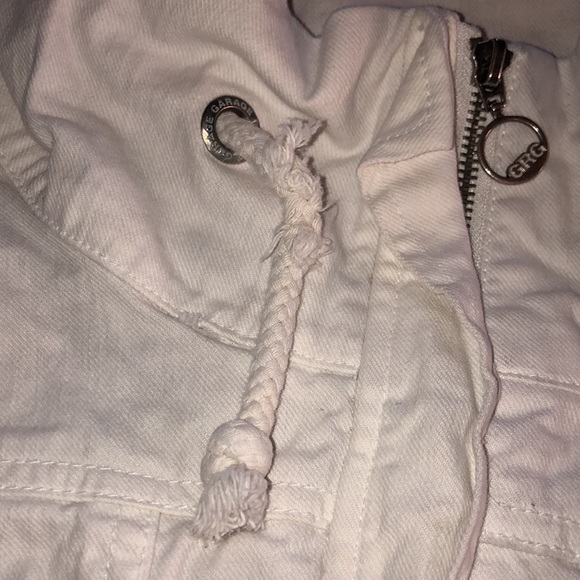 Y2K Garage Jean Jacket, White, Lightweight - Picture 14 of 15